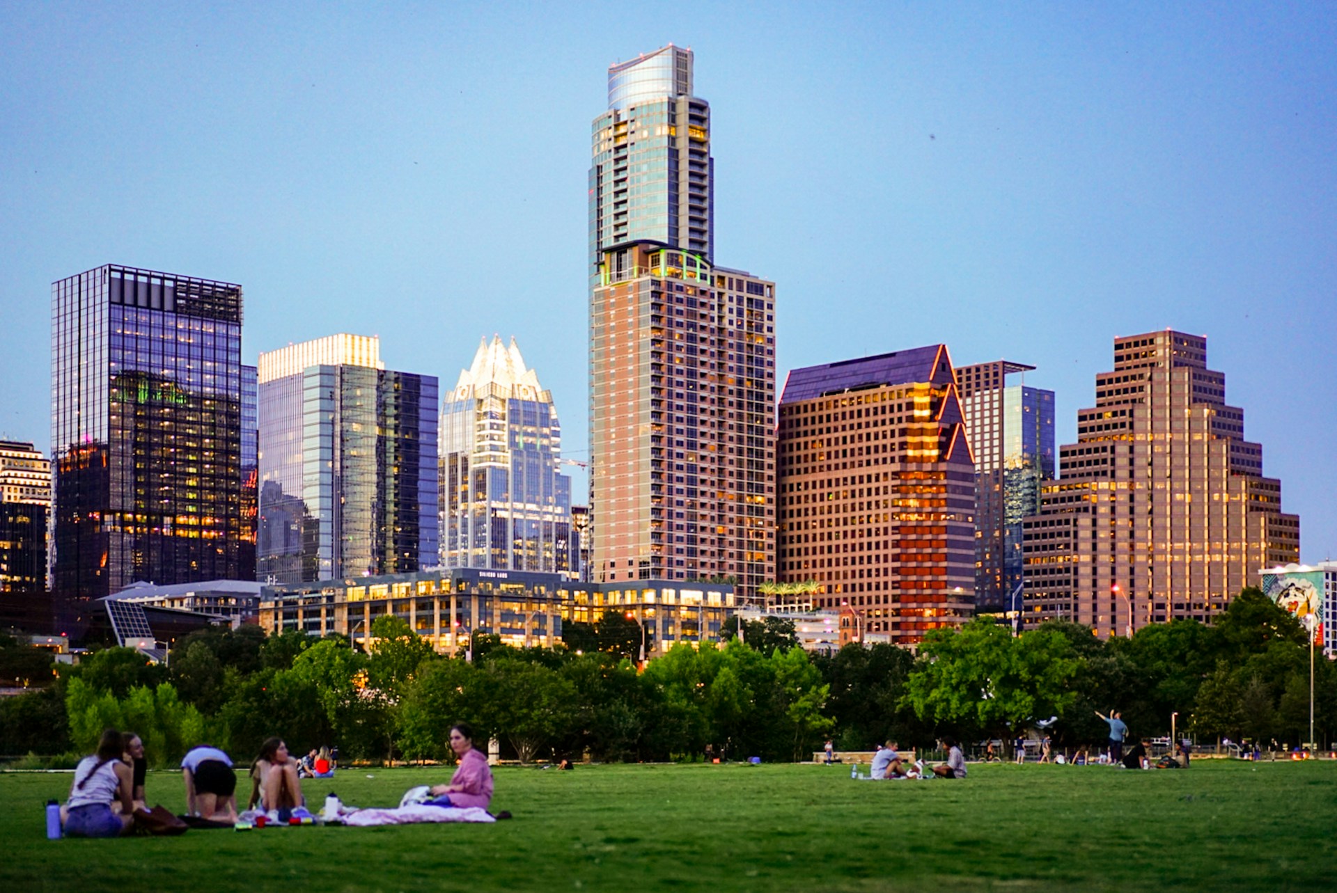 Zilker Park in Austin